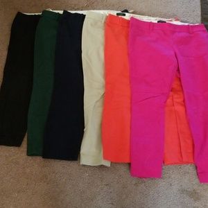 Bundle of JCrew Minnie twill capris!